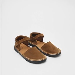 Zara Open Leather Sandals/Shoes